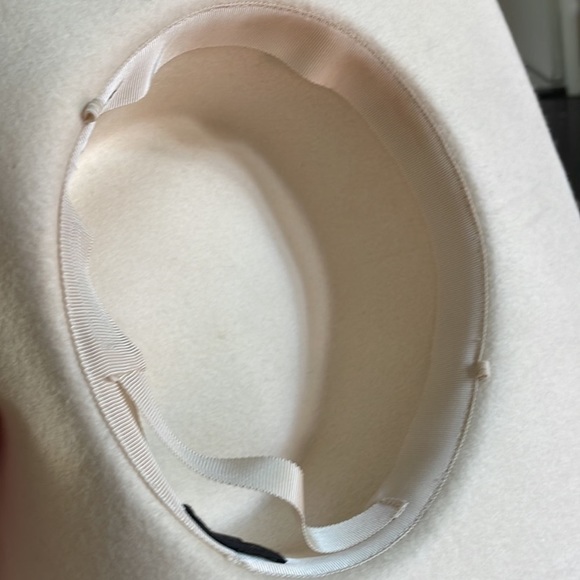 NWT ALLSAINTS Bolero Wide Brim Wool Hat with Adjustable Chain - Picture 7 of 7